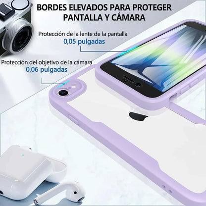 360° Full Body iPhone Case - Double-Sided Screen Protector Cover for iPhone SE 2020, SE 2022, 8 & 7