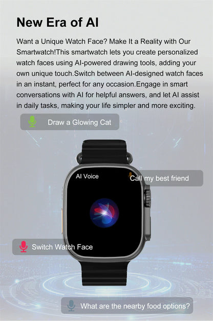 2025 DT Ultra 3 Pro Smartwatch – NFC, Bluetooth Call, Music & Video, Waterproof for Android & iOS, 32GB
