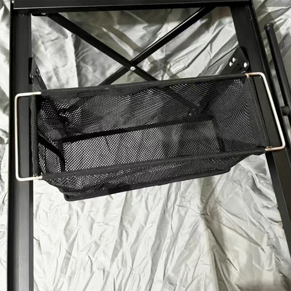 Portable Folding IGT Mesh Drain Basket – Camping Storage Box for Outdoor IGT Table Accessories