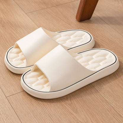 Men’s Summer Cloud Slippers – Soft Non-Slip Sole Sandals for Home, Beach, Indoor & Outdoor Casual Wear