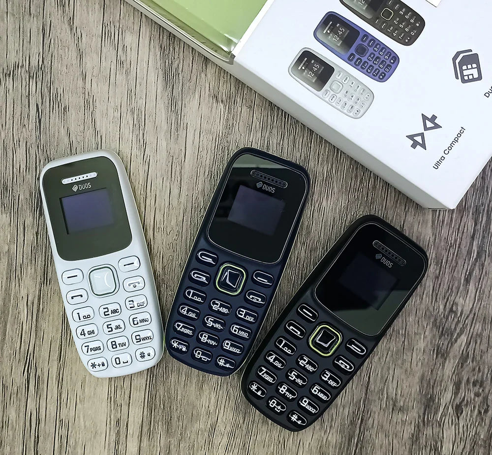 BM310 Small Mobile Phone | Unlocked Dual SIM, Bluetooth, Low Radiation, Automatic Call Recording & Compact Design