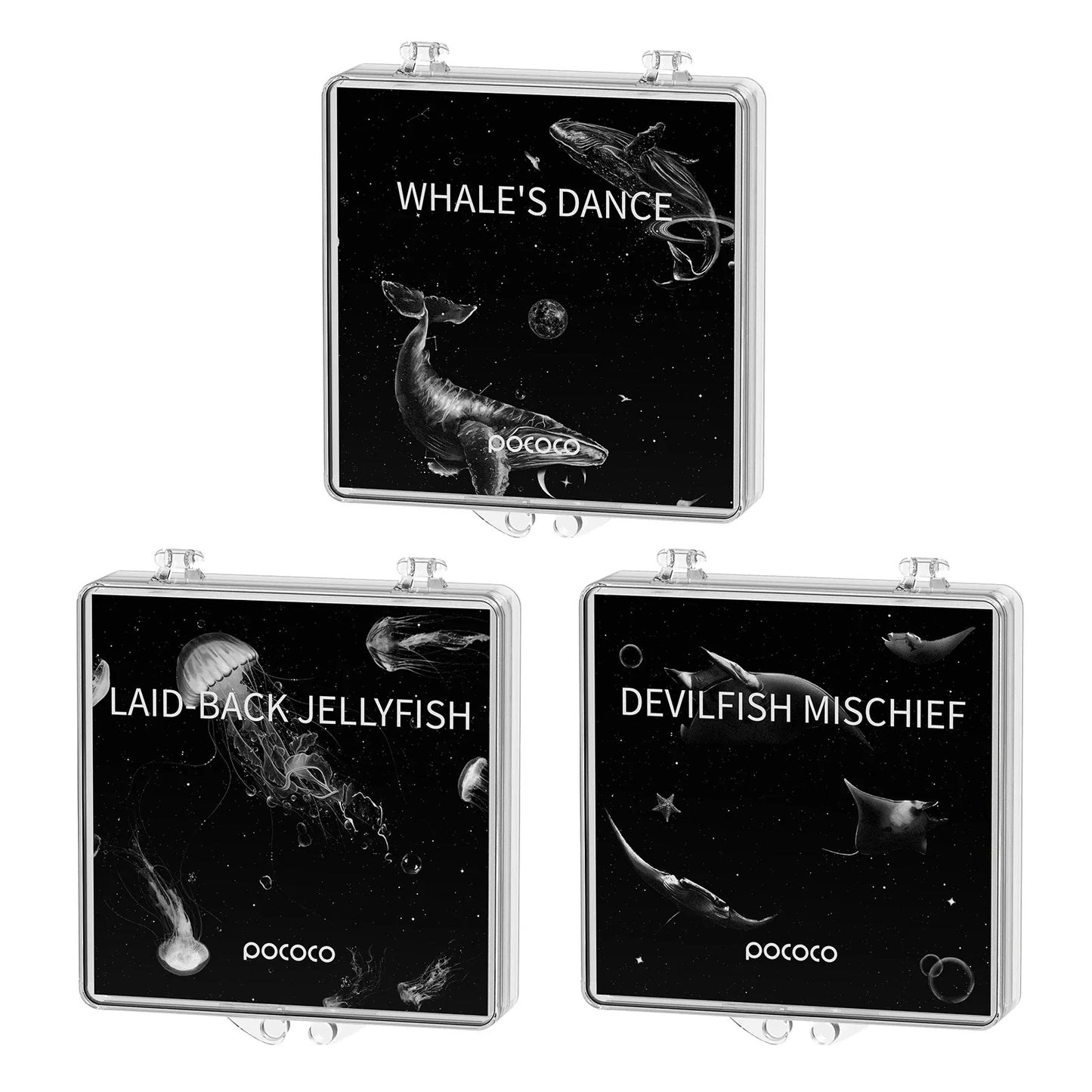 Deep Sea Marvels Discs for POCOCO Galaxy Projector – 5K Ultra HD, 3-Piece Set (Projector Not Included)