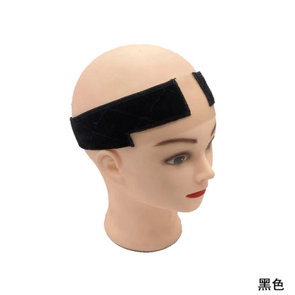 Lace Wig Grip Headband - Non-Slip Soft Velvet Women’s Wig Accessories, Adjustable Grip Scarf for Secure Fit