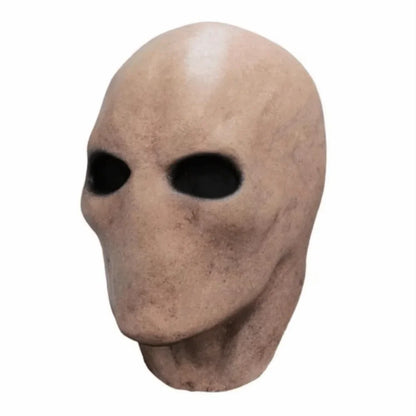 Faceless Man Halloween Mask - Realistic 3D Latex Slenderman-Style Cosplay Helmet