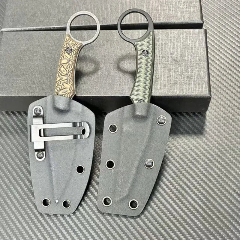 Compact Outdoor Survival Knife - High Hardness Full Steel Camping & Adventure Knife