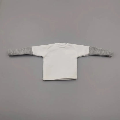 1/6 Scale Black T-Shirt for 12" (30cm) Action Figures — Male & Female DIY Model Accessories