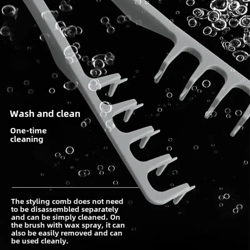 Volumizing Wide-Tooth Hair Styling Comb –  Textured Comb for Men’s Bangs & Hair Styling