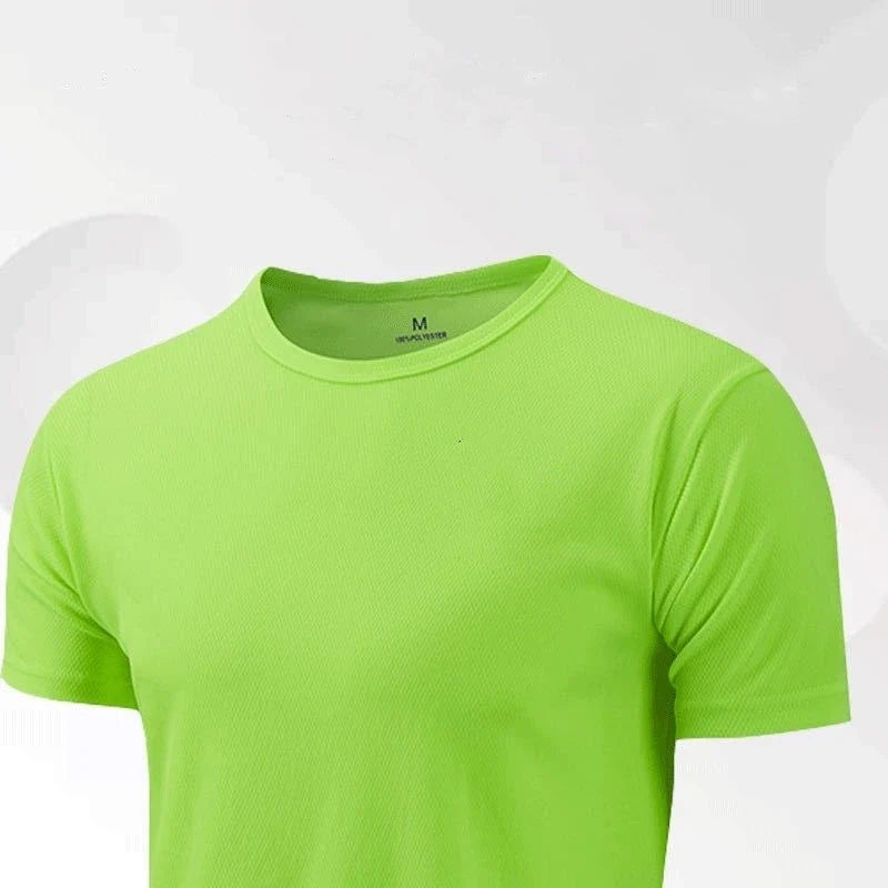 Men & Women Quick Dry Sports T-Shirt - Breathable Short Sleeve Gym, Running & Fitness Training Jersey