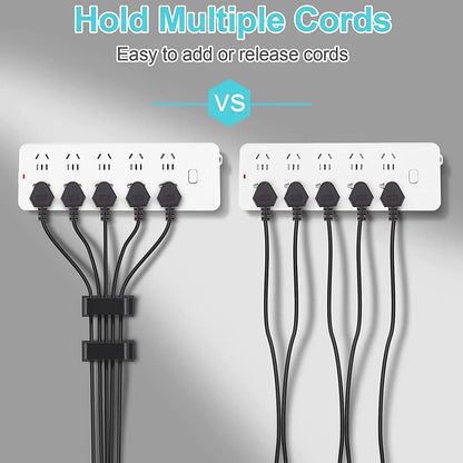 Self-adhesive Cable Organizer | Wire Tie Clamp Clips Holder for Management | Car GPS Data Decorative Cord Winder Manager