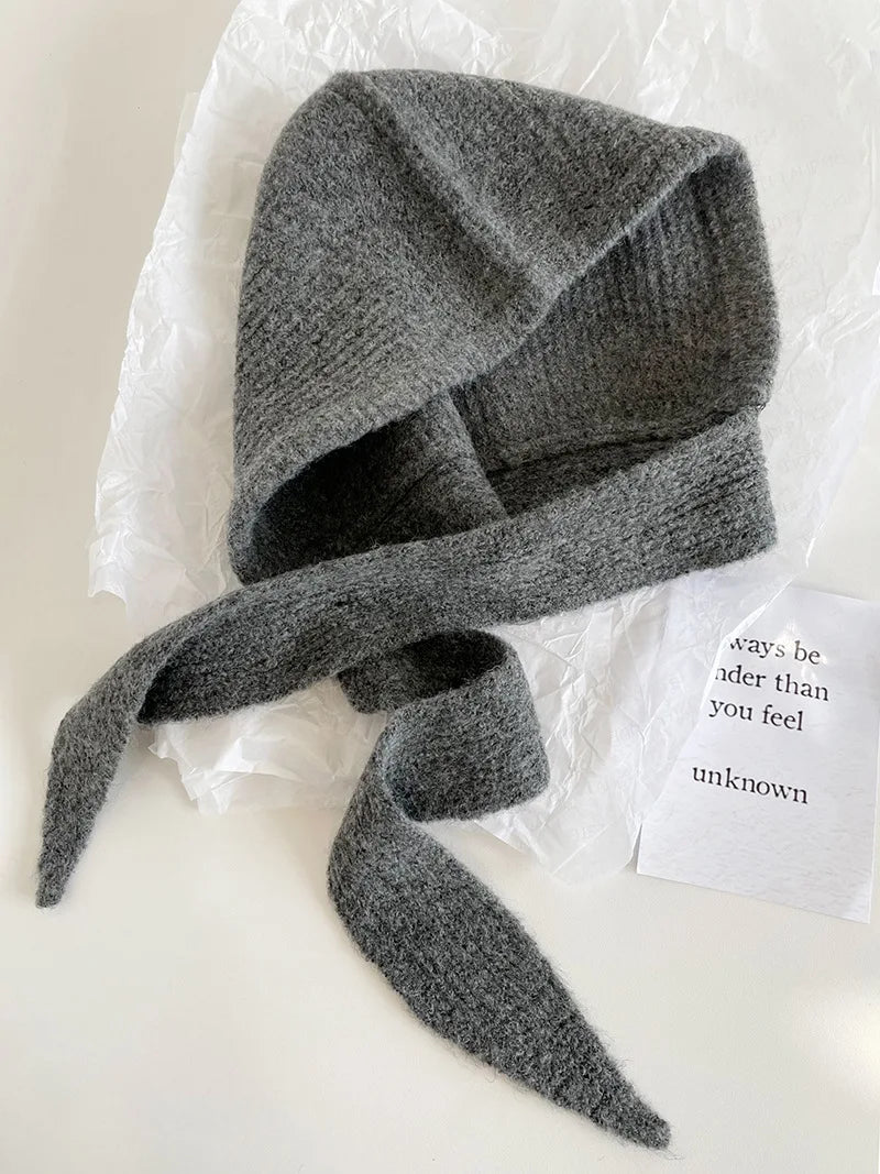 Knitted Beanie Cap for Men & Women – Winter Warm Unisex Hooded Hat with Neck Collar Scarf, Ski Balaclava
