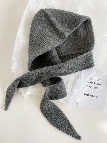 Knitted Beanie Cap for Men & Women – Winter Warm Unisex Hooded Hat with Neck Collar Scarf, Ski Balaclava