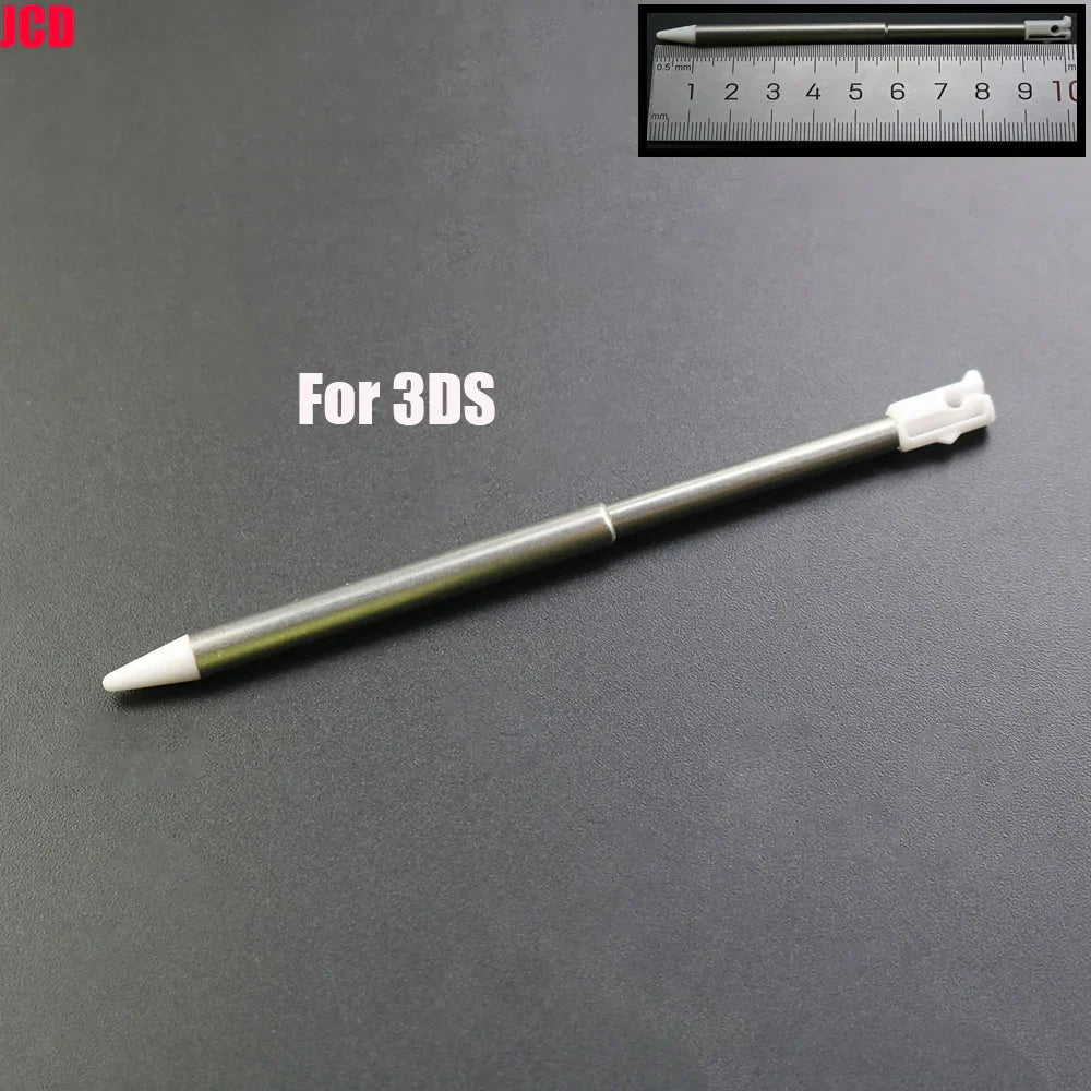White Plastic Telescopic Stylus Pen — Touch Screen Stylus for 2DS/3DS/New 2DS LL XL/New 3DS XL/NDSL/NDSi/NDS
