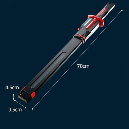 Colorful Glowing Sword Toy - LED Streamer Light Sword with Spark & Smoke Effects for Kids Christmas & Birthday Gifts