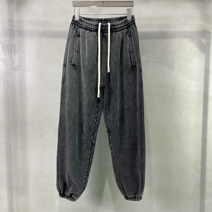 Batik Pattern Fleece Sweatpants – Cozy Casual Warm Pants