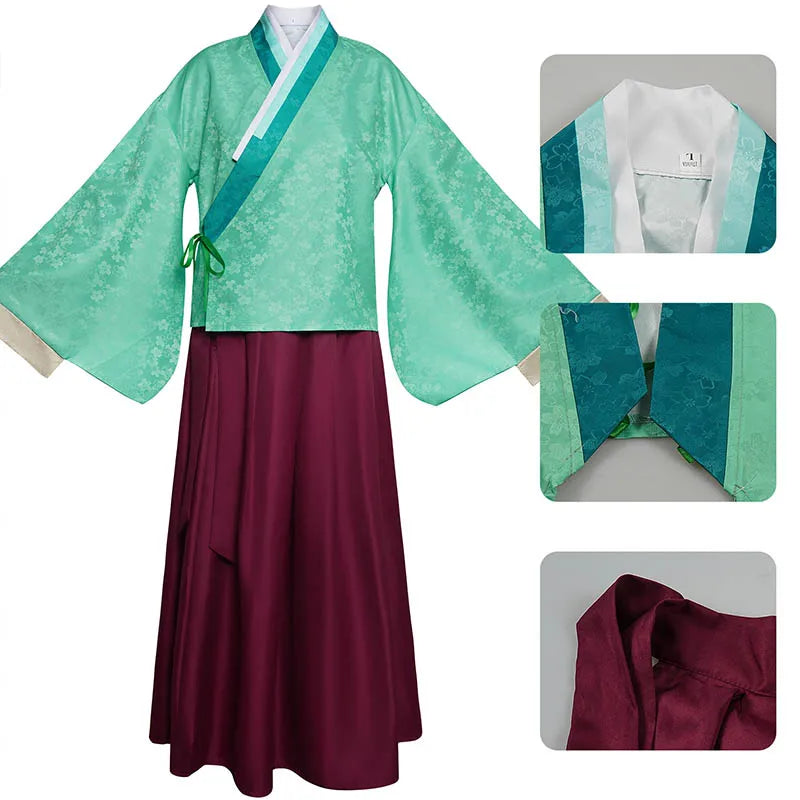 Maomao Cosplay Costume – Anime Apothecary Diaries Kimono Outfit for Women, Halloween & Carnival Party