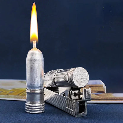 IMCO Aiku 6700 Metal Lighter – Austrian Retro Trench Design, Windproof Kerosene Lighter for Men’s Smoking Gift