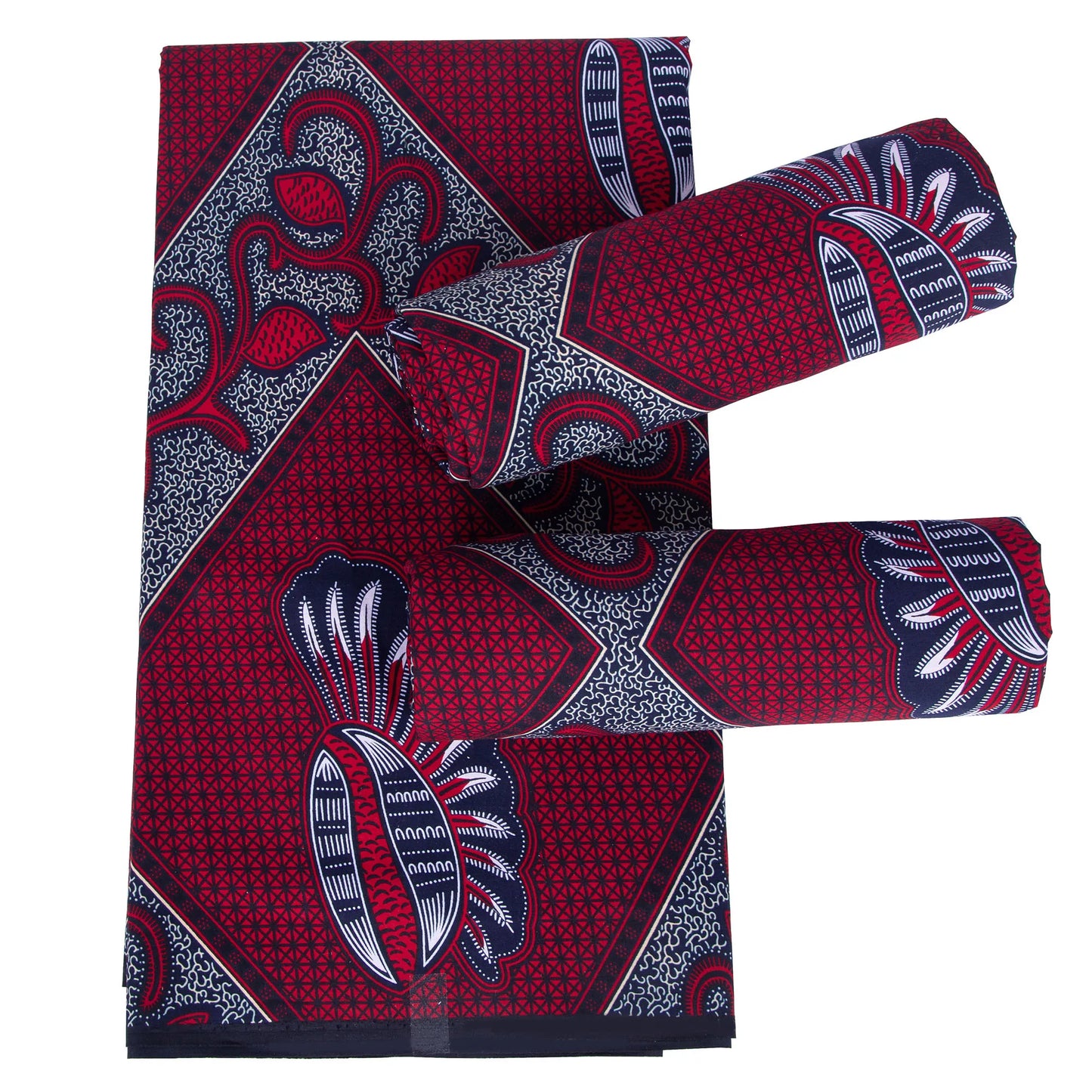 African Ankara Wax Print Fabric - 100% Cotton Real Wax African Patchwork Material for Dresses A-29