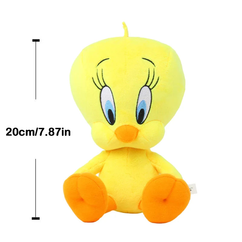 Looney Tunes Plush Toy Set — 20cm Bugs Bunny, 32cm Tweety, Lola Bunny & Daffy Cartoon Peluche