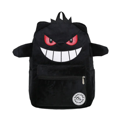 TAKARA TOMY Pokémon Gengar Backpack — Cute Cartoon School Bag for Kids, Student Gift Mochila