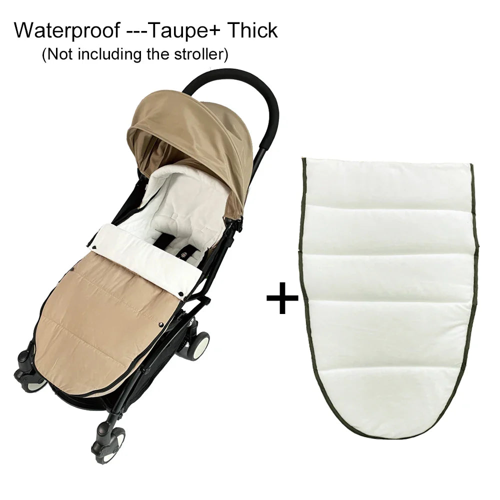 Universal Stroller Footmuff – Windproof, Waterproof & Thermal Warm, Compatible with YOYO & Bugaboo Strollers