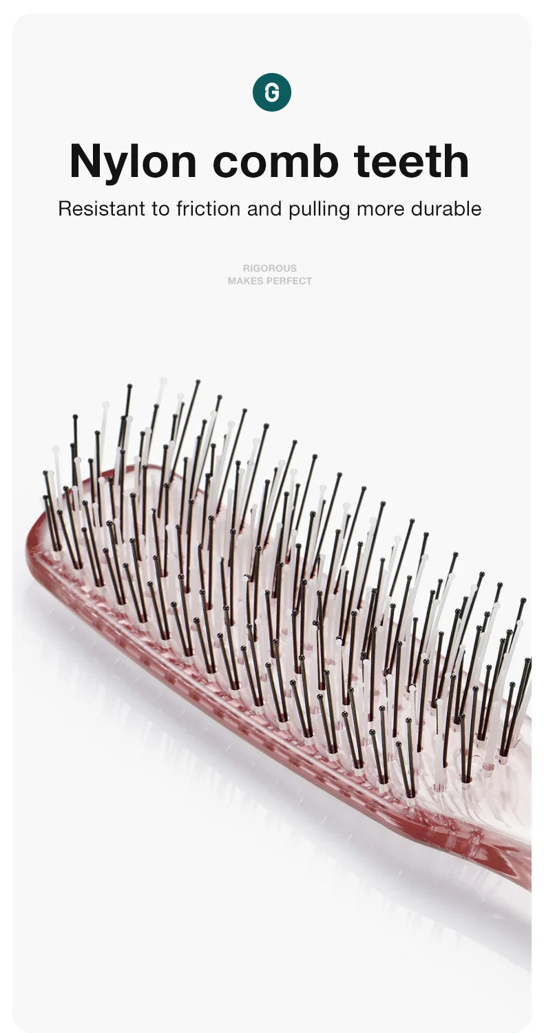 MR.GREEN Hair Brush – Scalp Massage & Volumizing Comb, Fine Tooth Detangling Tool for Long Wet & Dry Hair, Women’s Gift