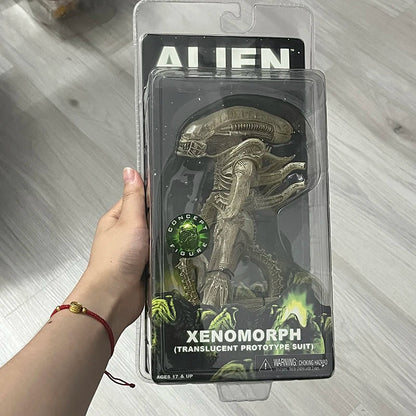 NECA Grid Warrior Xenomorph Action Figure – Alien vs Predator Collectible Toy Gift