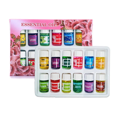 12PCS 3ML Natural Plant Air Fresheners – Aromatherapy Essential Oils for Diffusers, Air Conditioning, & Humidifiers