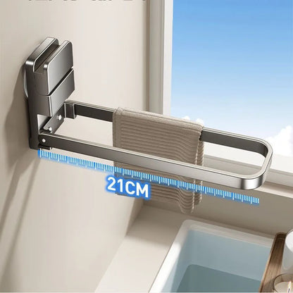 Detachable Towel Rack — Space-Saving, Compact, Moisture-Resistant Design with Easy Damage-Free Installation
