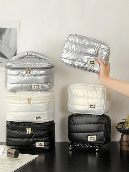 Large Capacity Makeup Bag – Portable Cosmetic and Toiletry Storage Bag, Travel Organizer Washbag