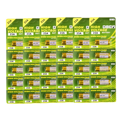 12V A23 Battery Pack - 23A Alkaline Batteries for Doorbells Remote Controls & Electronic Toys