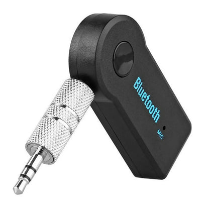 2-in-1 Wireless Bluetooth 5.0 Receiver Adapter – 3.5mm AUX Car & Headphone Audio Receiver with A2DP Hands-Free Music Streaming