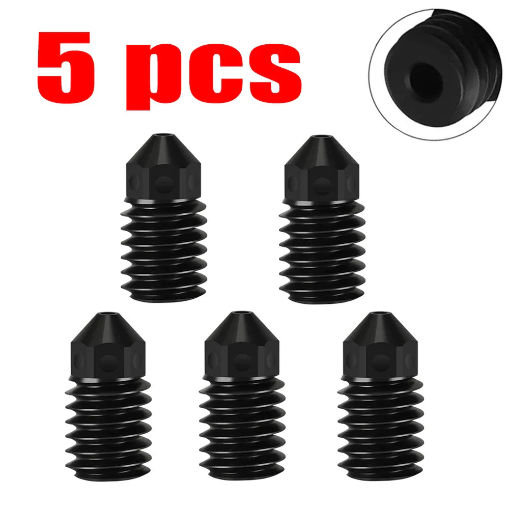 Hotend Kit for Bambu Lab A1/A1 Mini – 0.2/0.4/0.6/0.8mm Hardened Steel Nozzle 3D Printer Accessory