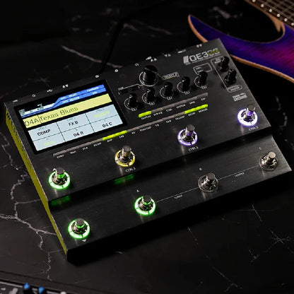 MOOER PE100 Portable Guitar Multi-Effects Processor – 39 Effects, 40 Drum Patterns & 10 Tempo Options