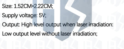 KY-008 650nm Laser Transmitter Module – Laser Sensor Receiver Kit, Non-Modulated Tube Module