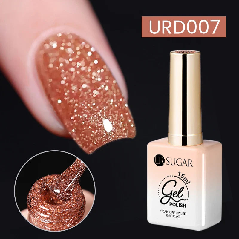UR SUGAR 15ml Jelly Milky White Gel Polish – Translucent UV Soak Off Nail Art Varnish Semi-Permanent Fashion Nail Color