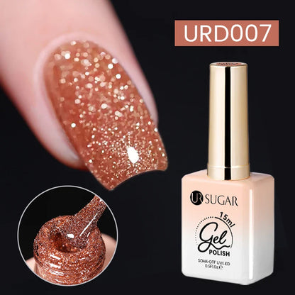 UR SUGAR 15ml Jelly Milky White Gel Polish – Translucent UV Soak Off Nail Art Varnish Semi-Permanent Fashion Nail Color