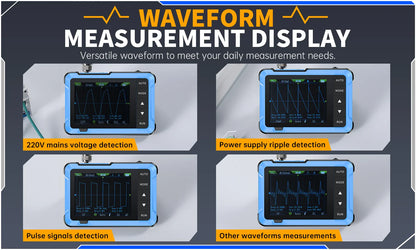 FNIRSI DSO510 DSO152 DSO153 Mini Handheld Digital Oscilloscope | 2-in-1, 48MS/s, 10MHz Bandwidth for Electronic Repair