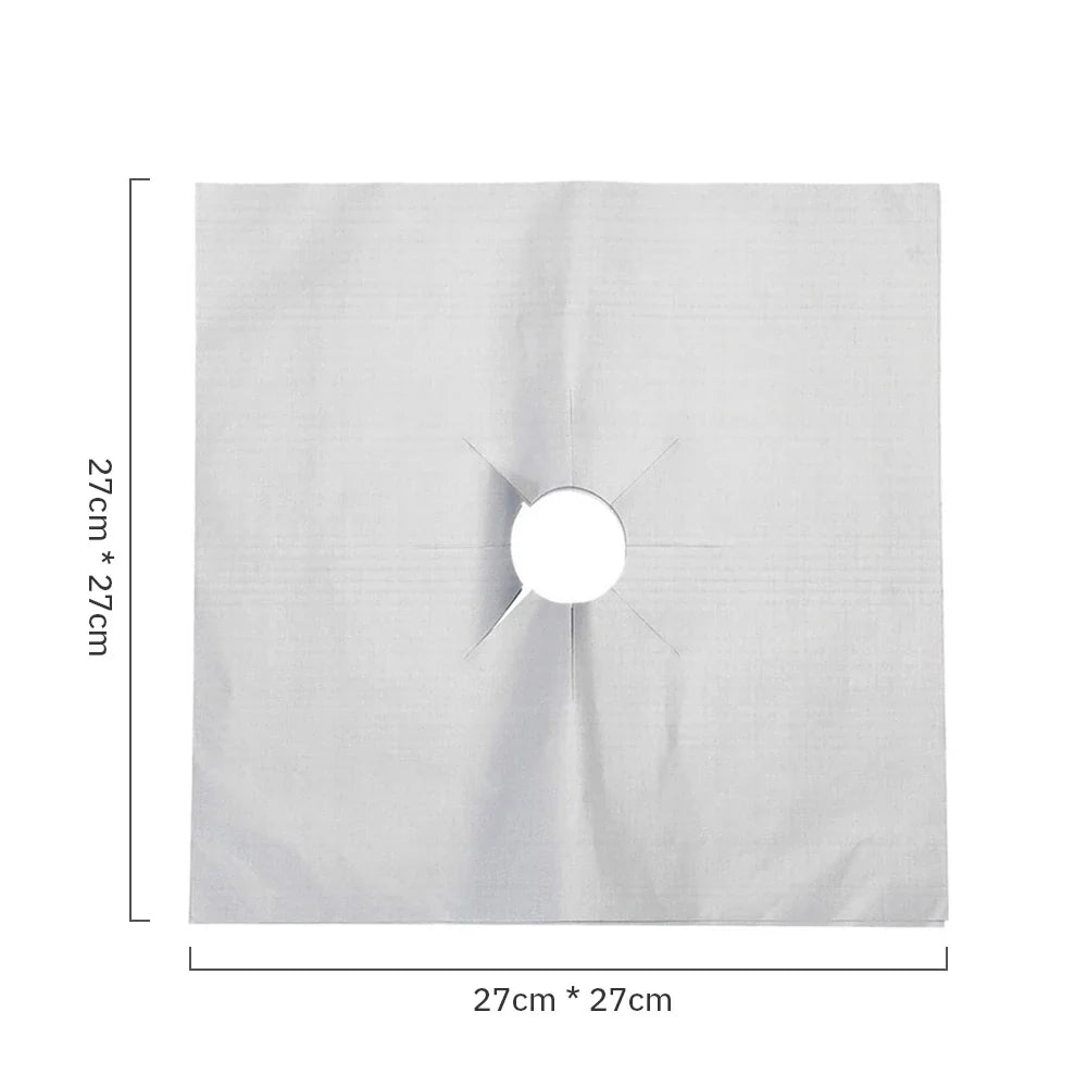 Gas Stove Protector Mats – 1/4/6/8PCS Cooker Liner for Kitchen Stovetop Cleaning