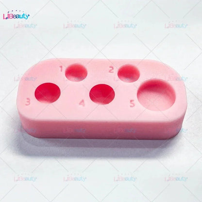 Libeauty Mini Silicone Palette – 6-Function Tray for Lash Lift, Tint, Brow Lamination & Eyelash Perm Makeup Tools
