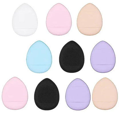3/10PCS Mini Cosmetic Cushion Puffs – Professional Finger Puffs for Foundation & Concealer Makeup