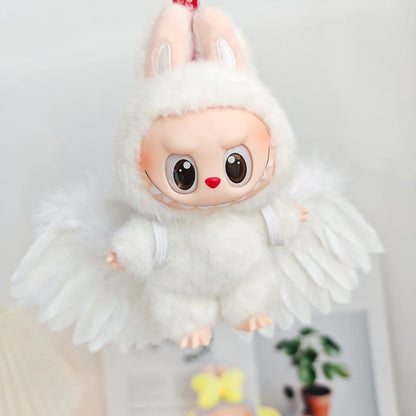 Labubu V1 V2 V3 Doll Clothes — Plush Idol Angel Wings Series DIY Decoration & Accessories Gift
