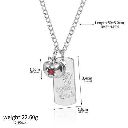 Love and Deepspace Caleb Necklace Set - 2Pcs Game Inspired Pendant & Keychain Jewelry Accessories Gift