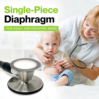Stethoscope Replacement Kit – Eartips, Tunable Diaphragm & Rim Assembly for Littmann Classic III & Cardi 40016