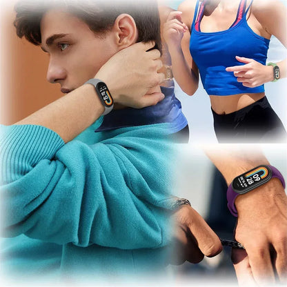 Sport Silicone Strap for Xiaomi Mi Band 9/8 NFC – Replacement Smartwatch Wristband Bracelet