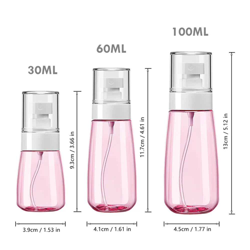 30ml Mini Travel Spray Bottle – Refillable Fine Mist Nozzle for Hair, Face, Water, Alcohol & Plants