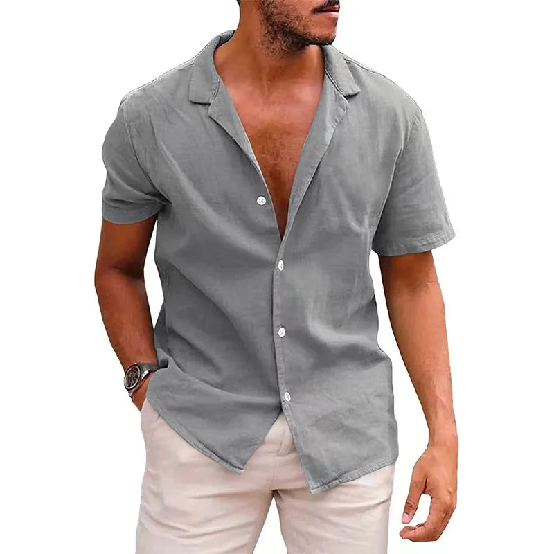 Men's Lightweight Tactical Shirt – Breathable Long Sleeve Outdoor Work Shirt with Sun Protection