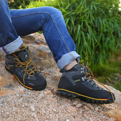 Men's Hiking Shoes - Outdoor Mountain Climbing Sneakers, Top Quality Fashion Casual Snow Boots