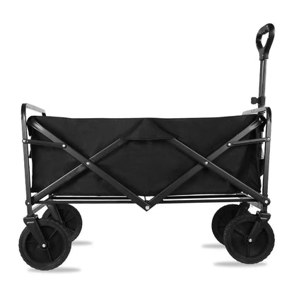 Heavy Duty Large Capacity Folding Wagon – Collapsible Portable Utility Cart for Shopping, Beach & Garden