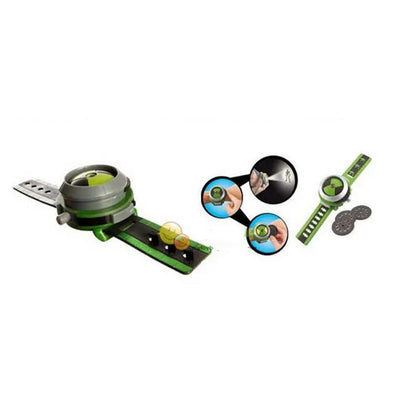 Ben10 Omnitrix Watch – Kids Action Figure Toy Watch with Ben 10 Figurines, Cartoon Children’s Watch for Christmas Gifts