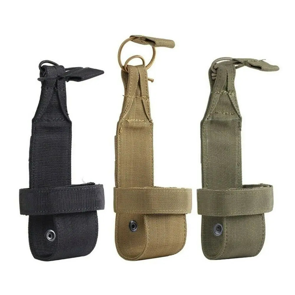 MOLLE Nylon Water Bottle Holder – Outdoor Camping & Hiking Belt Pouch for Canteen Carrier